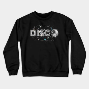 Black And White Disco Crewneck Sweatshirt